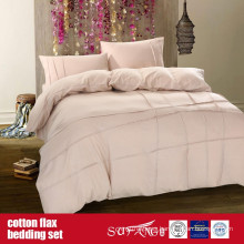 Cotton Flax Bedding Set for Home Luxury Hotel Use
